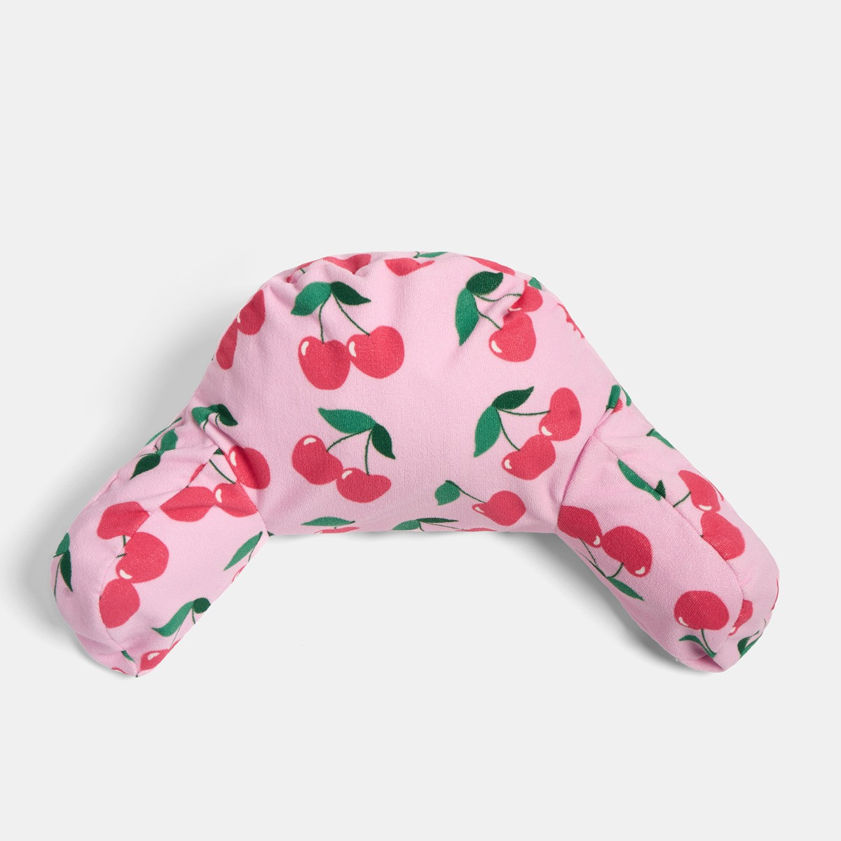 OHS Cherry Print Inflatable Cuddle Cushion - Pink>