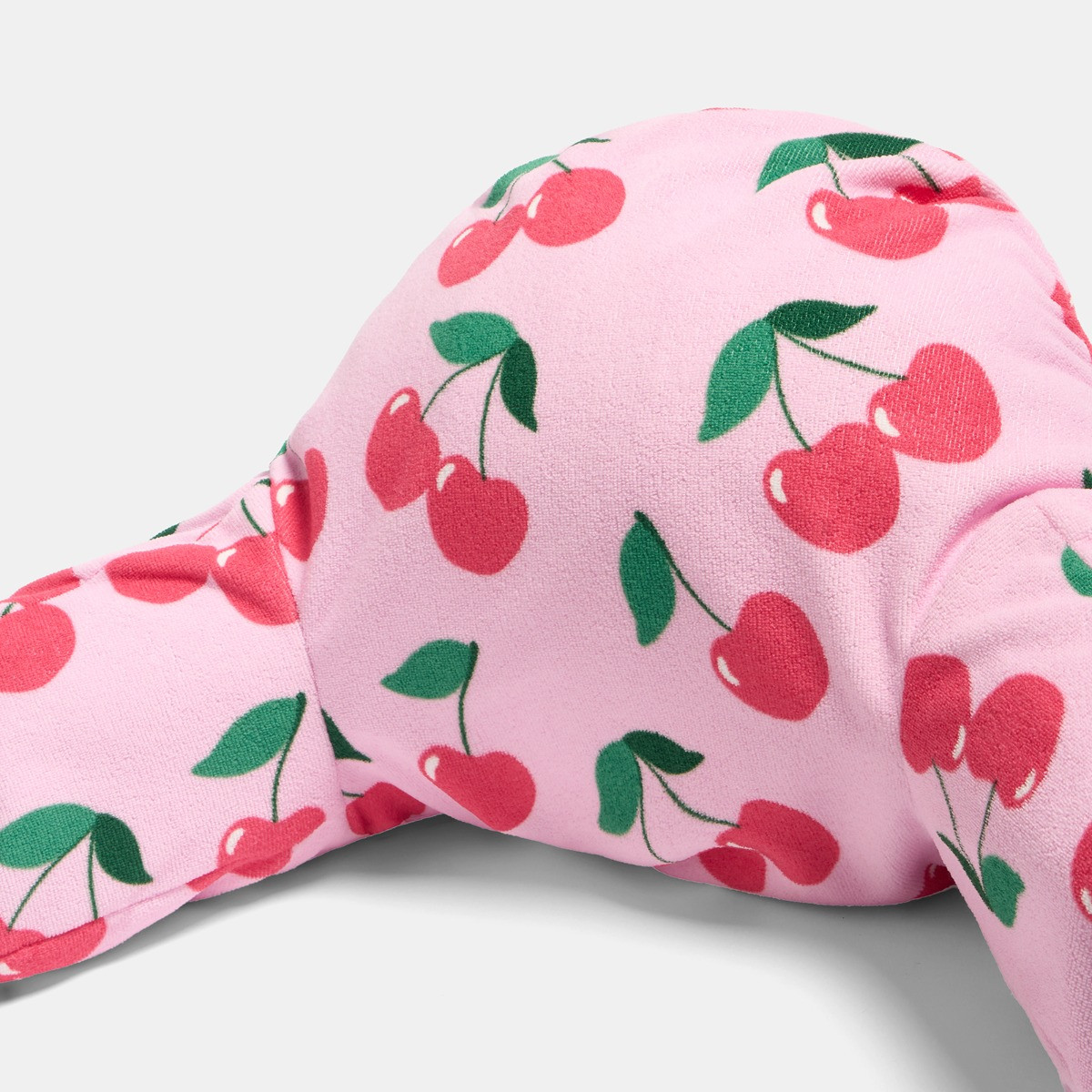 OHS Cherry Print Inflatable Cuddle Cushion - Pink>