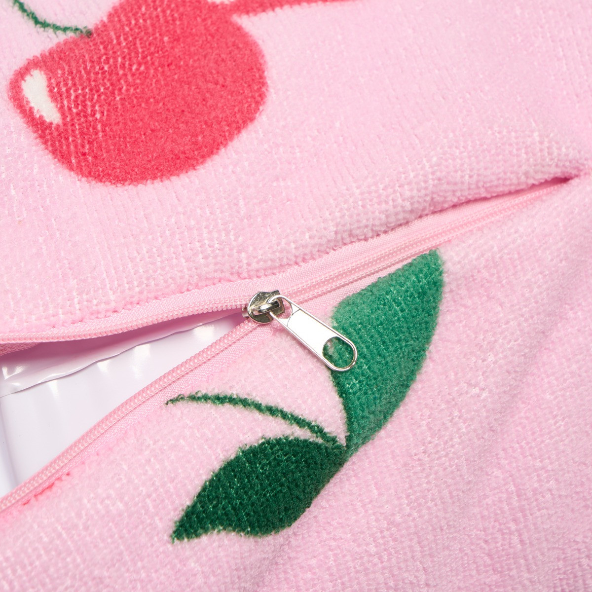 OHS Cherry Print Inflatable Cuddle Cushion - Pink>