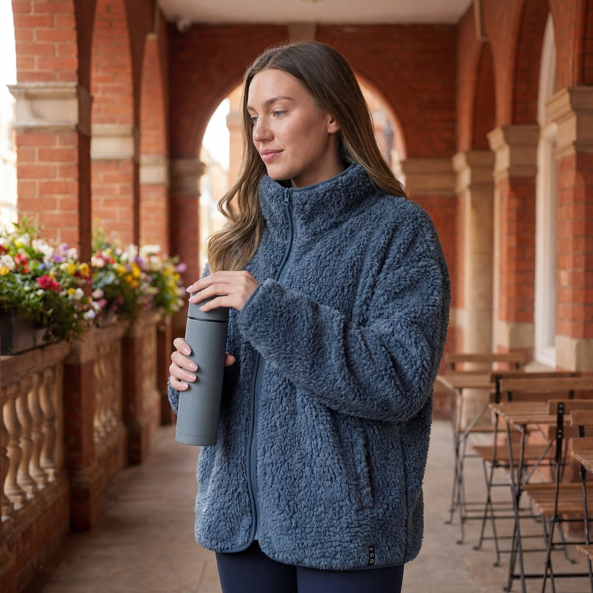 OHS Teddy Full Zip Fleece, Slate - Small/Medium>