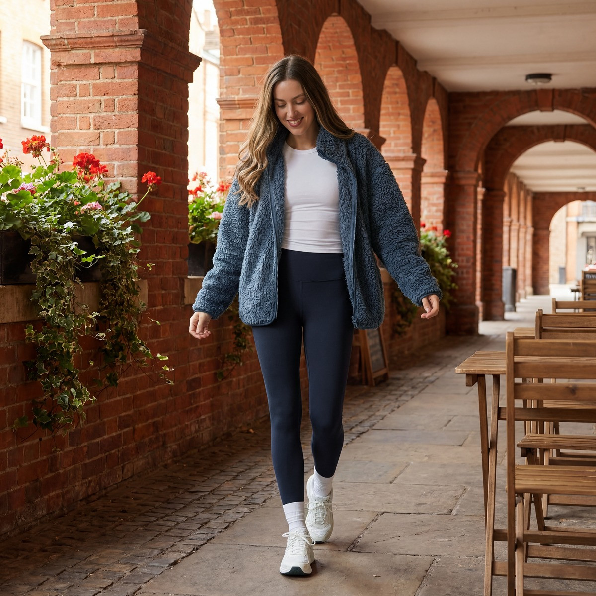 OHS Teddy Full Zip Fleece, Slate - Small/Medium>