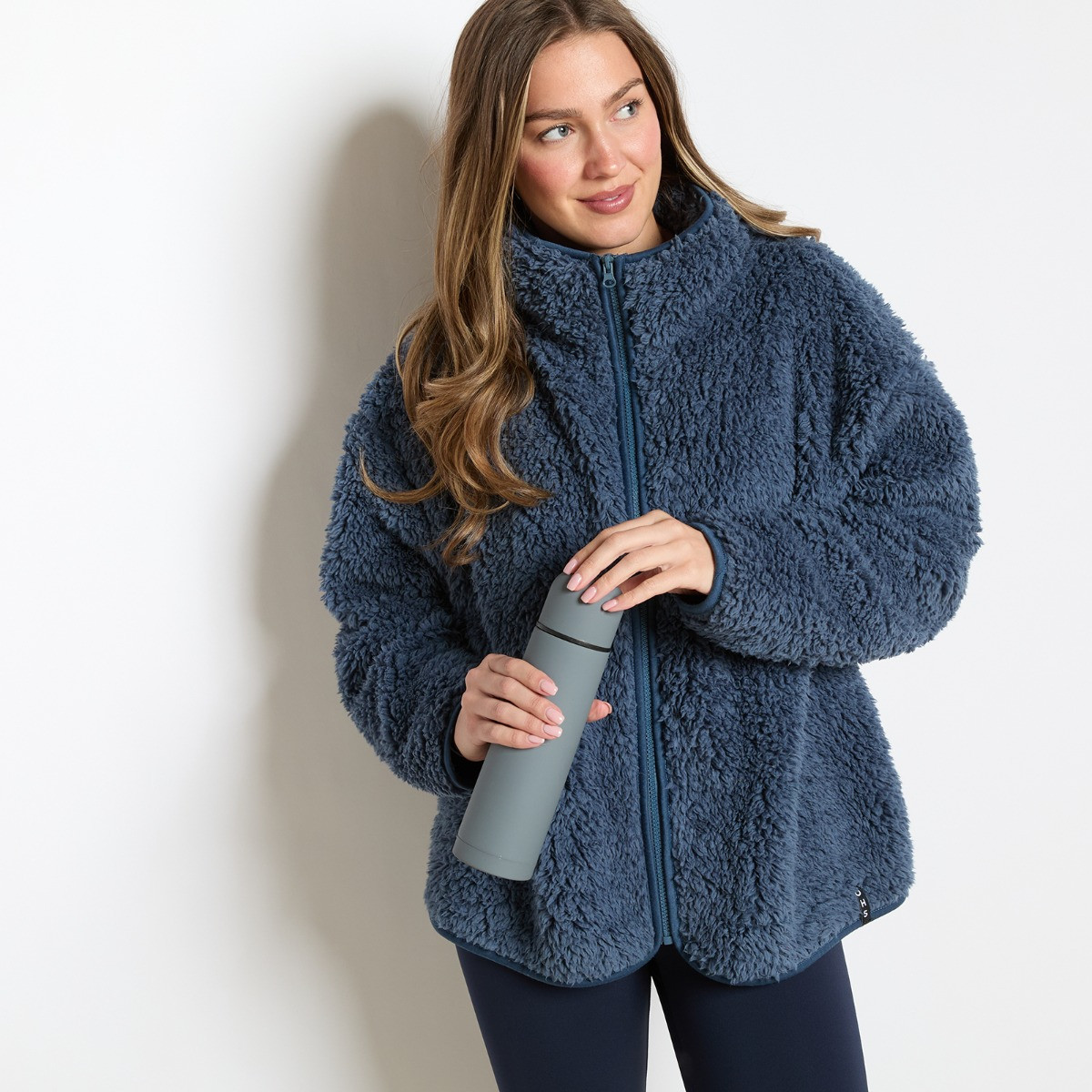 OHS Teddy Full Zip Fleece, Slate - Small/Medium>