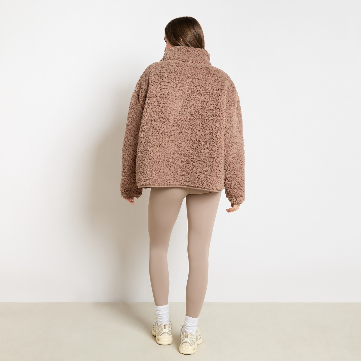 OHS Teddy Full Zip Fleece - Mink>