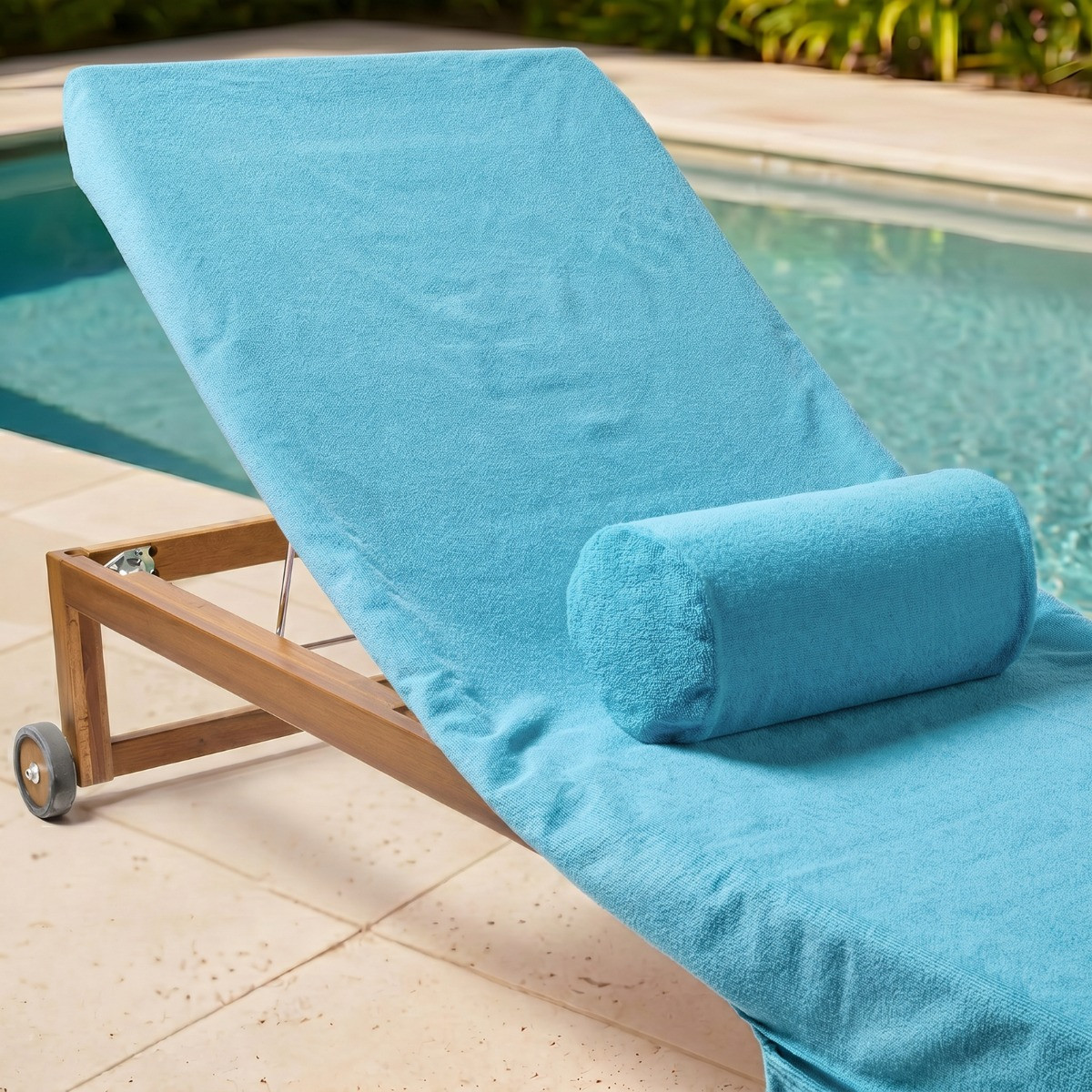OHS Inflatable Beach Bolster - Sea Blue>