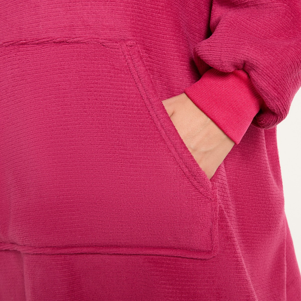 OHS Supersoft Hoodie Blanket - Berry>