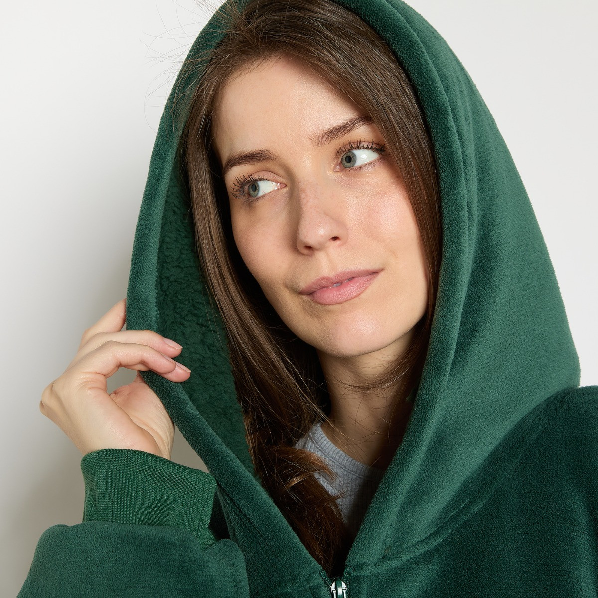 OHS Zipper Hoodie Blanket - Deep Forest Green>