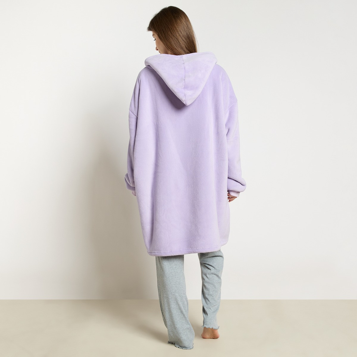 OHS Zipper Hoodie Blanket - Lilac>
