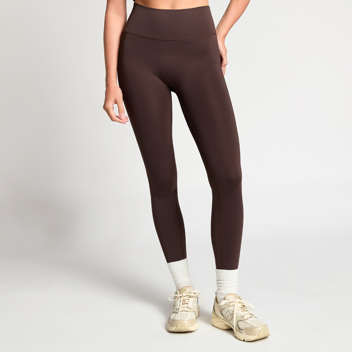 OHS Active Sculpt High Waisted Full Length Leggings - Brown>