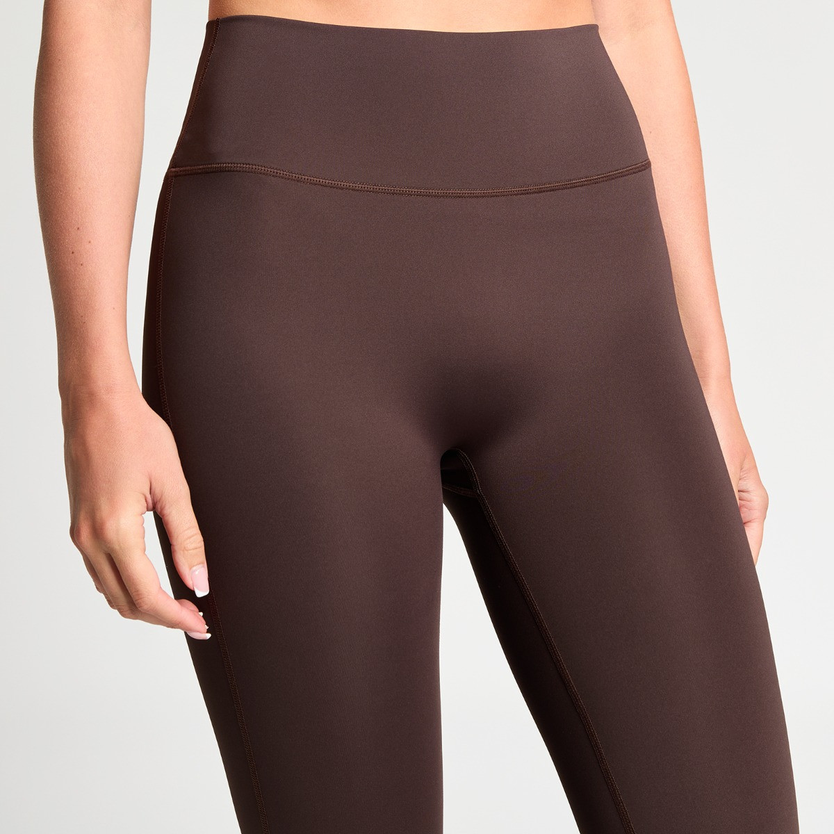 OHS Active Sculpt High Waisted Full Length Leggings - Brown>