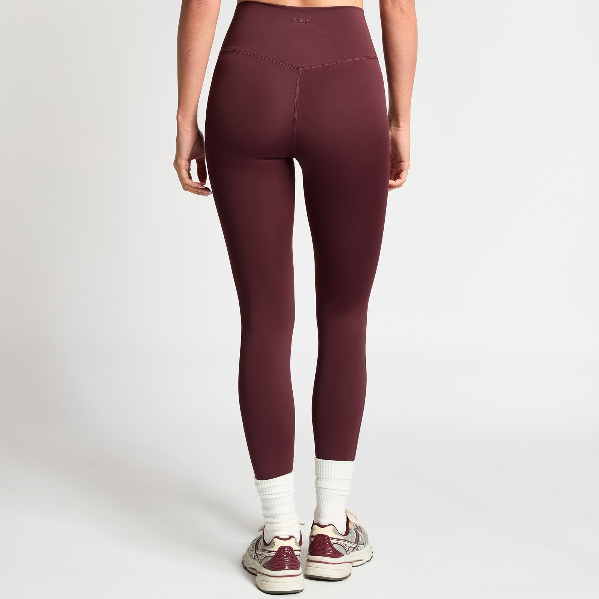 OHS Active Sculpt High Waisted Full Length Leggings - Maroon>
