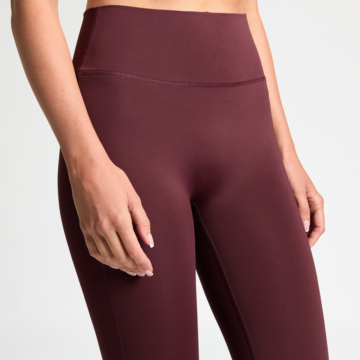 OHS Active Sculpt High Waisted Full Length Leggings - Maroon>