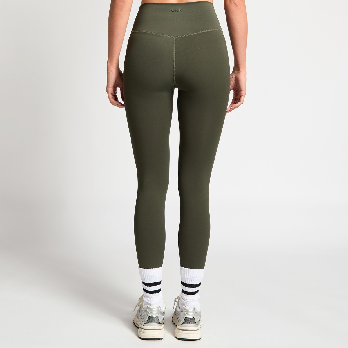 OHS Active Sculpt High Waisted Full Length Leggings - Khaki>