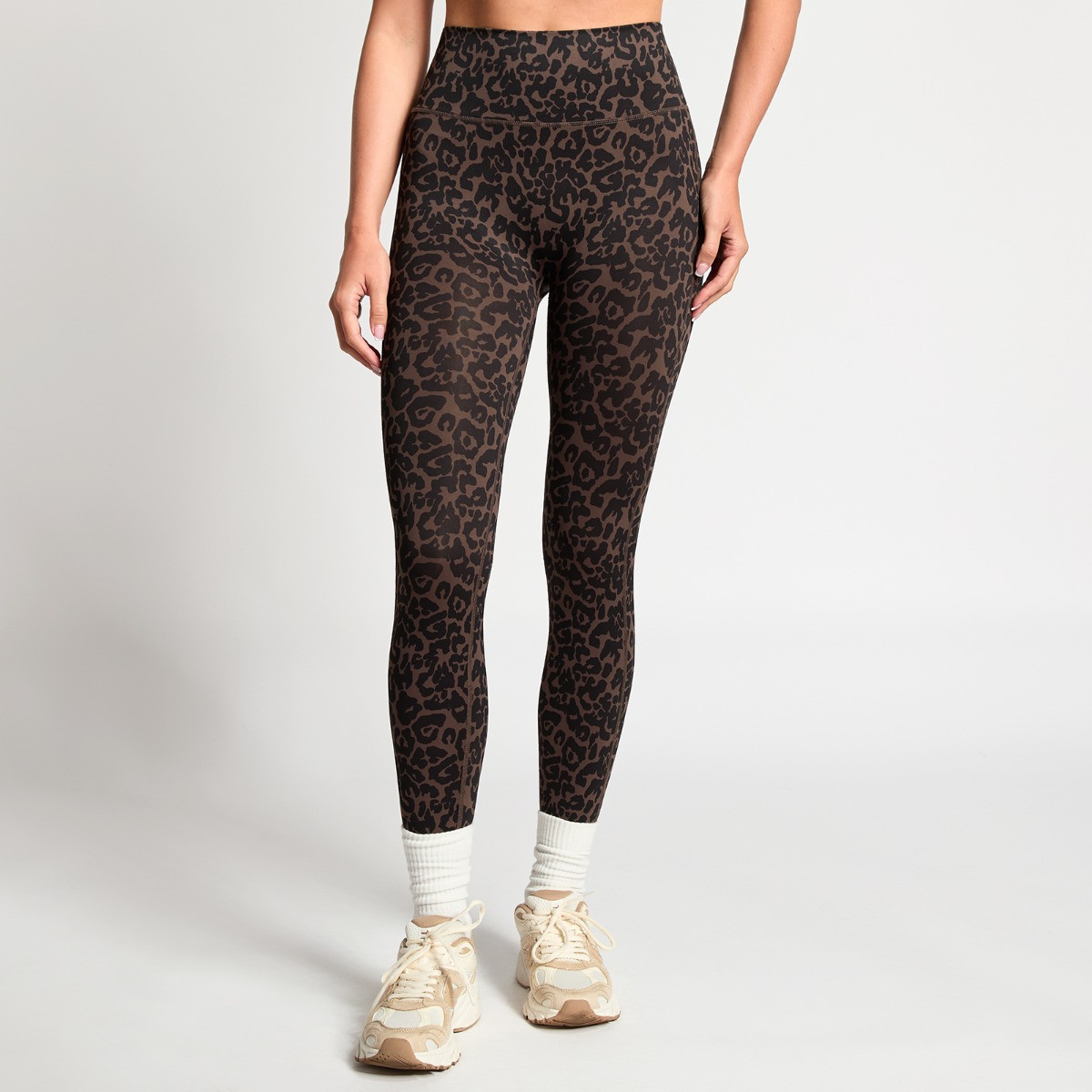OHS Active Sculpt High Waisted Full Length Leggings - Dark Leopard>