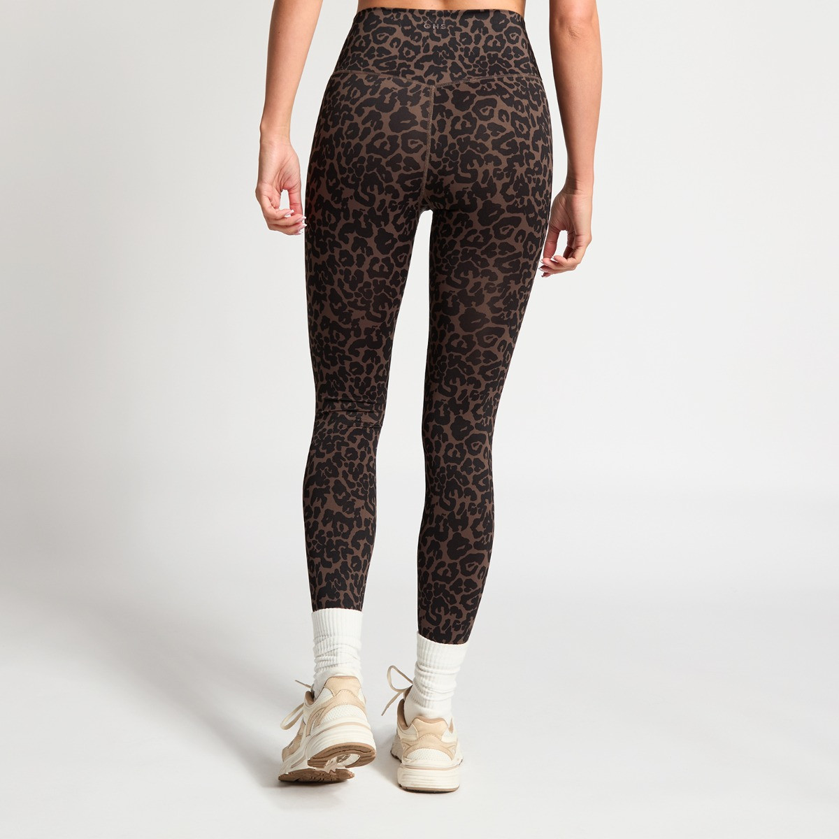 OHS Active Sculpt High Waisted Full Length Leggings - Dark Leopard>