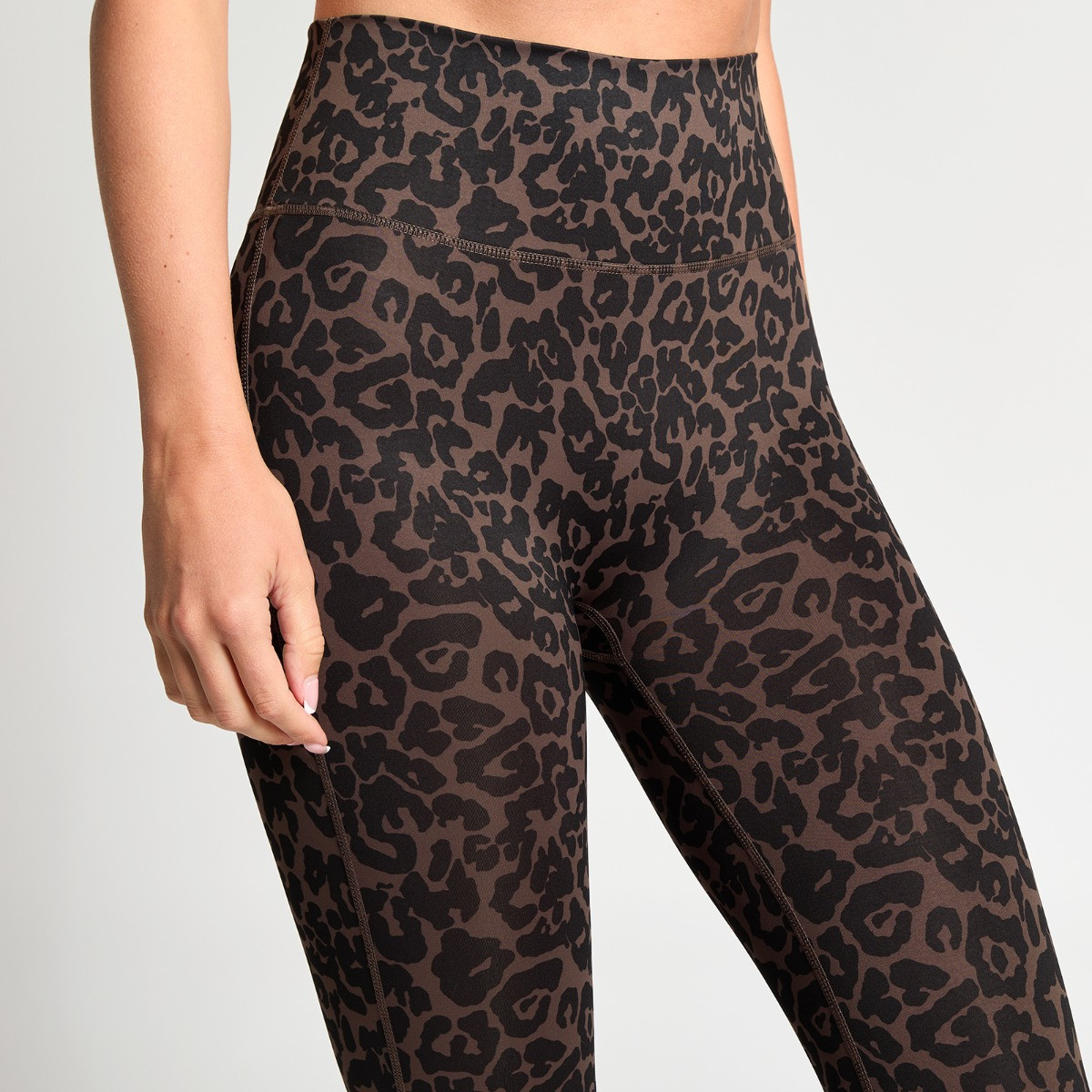 OHS Active Sculpt High Waisted Full Length Leggings - Dark Leopard>