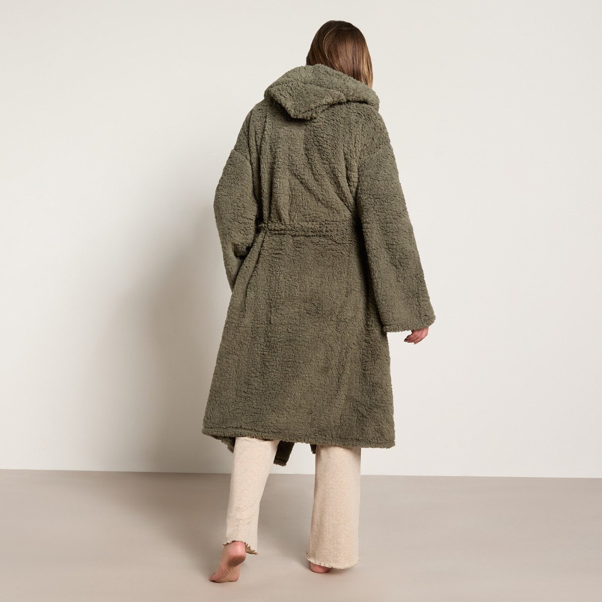 OHS Teddy Dressing Gown - Woodland Green>