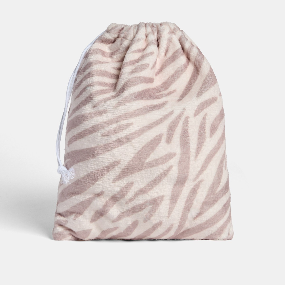 OHS Zebra Print Hot Water Bottle Gift Set - Beige>