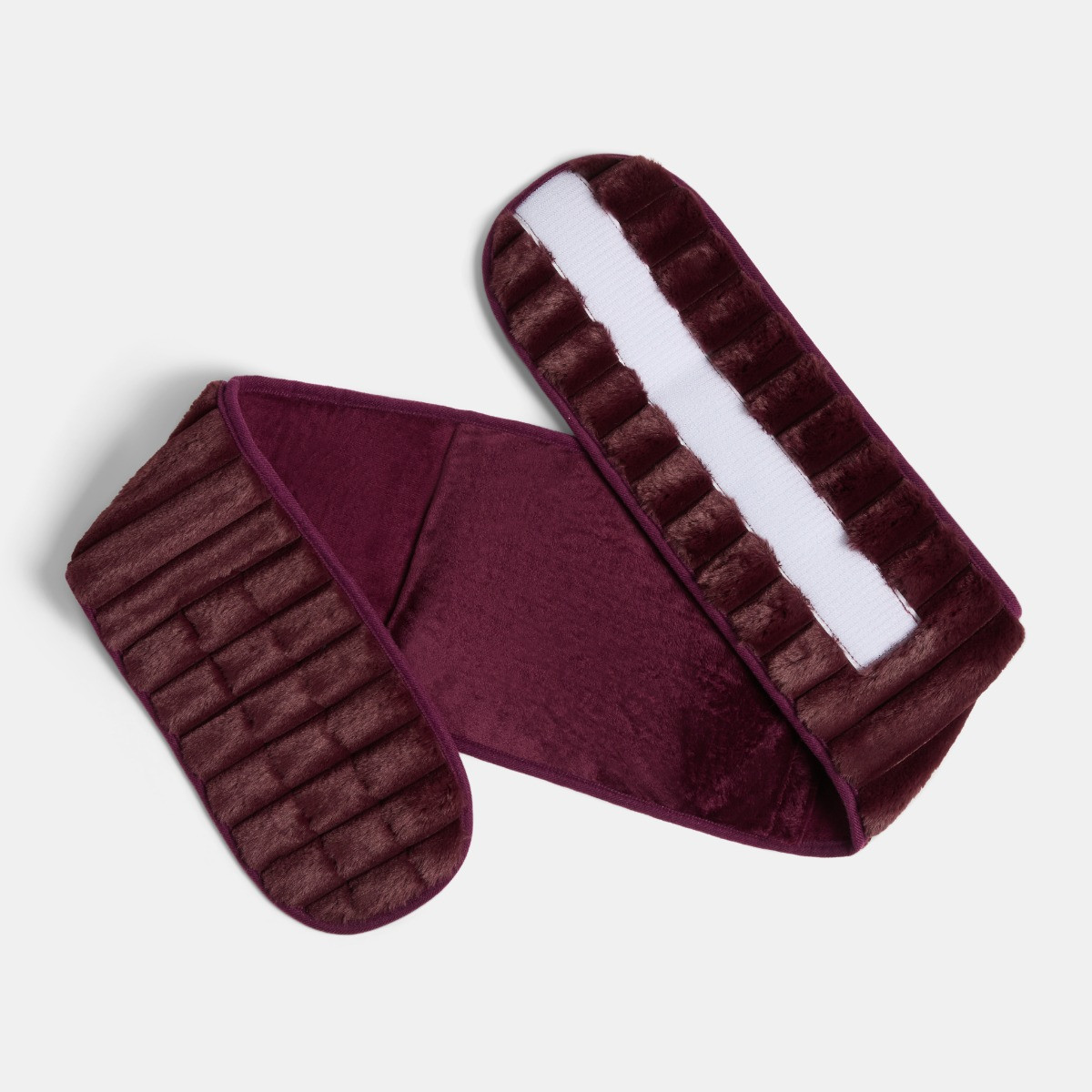 OHS Adjustable Ribbed Hot Water Bottle Belt - Burgundy>