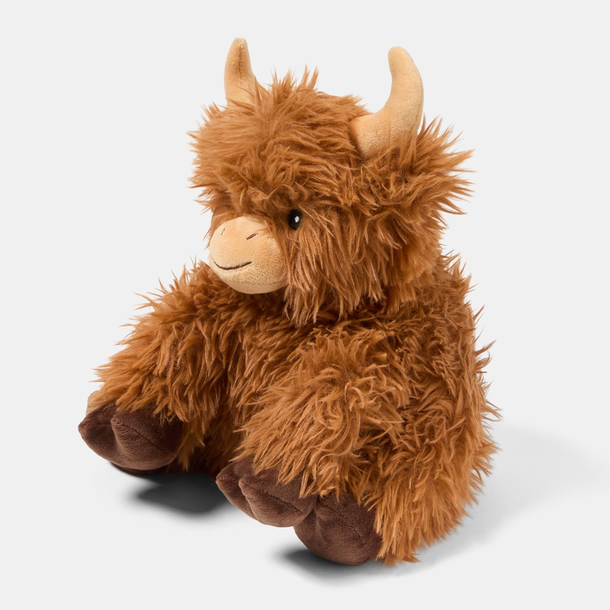 OHS Harry The Highland Cow Microwaveable Hottie - Brown/Rust>