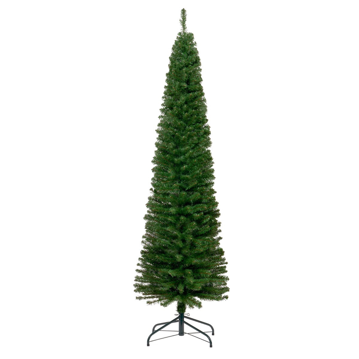 OHS Artificial Pencil Christmas Tree, Green - 7ft>