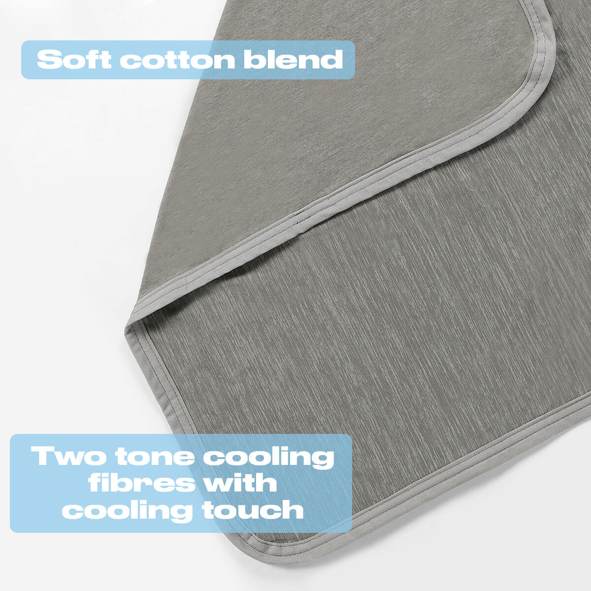 OHS Pet Cooling Blanket, Grey - 100 x 70cm>