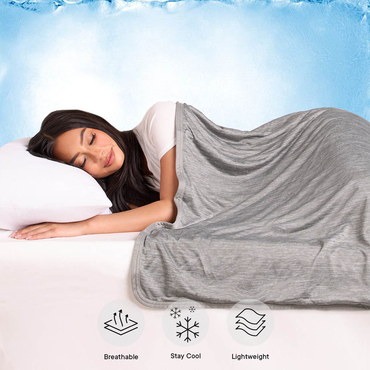 OHS Cooling Blanket, Grey - 120 x 150cm>