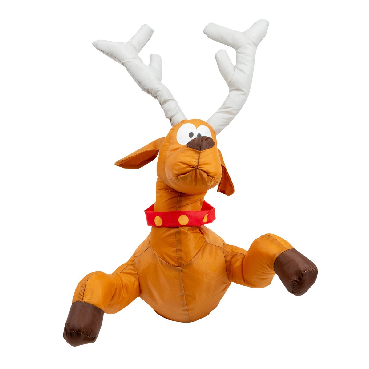 OHS Christmas Crashing Reindeer Window Decorations - Natural>