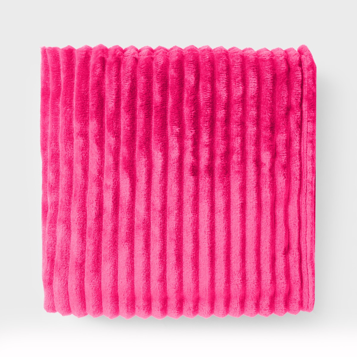 OHS Ribbed Fleece Throw - Hot Pink>