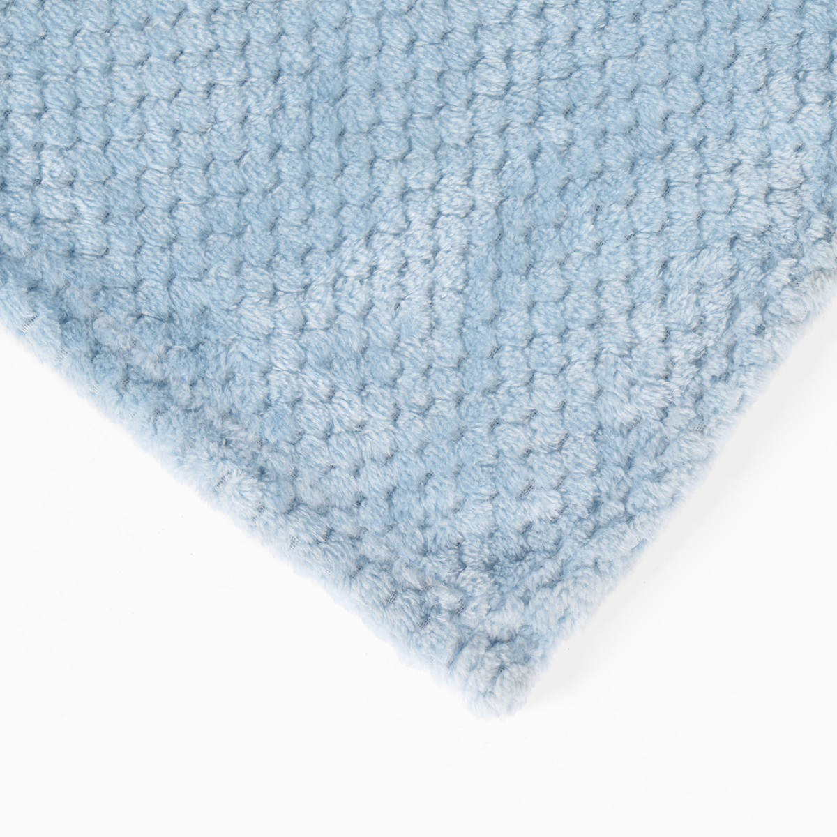OHS Waffle Mink Throw, Blue - 200 x 240cm>