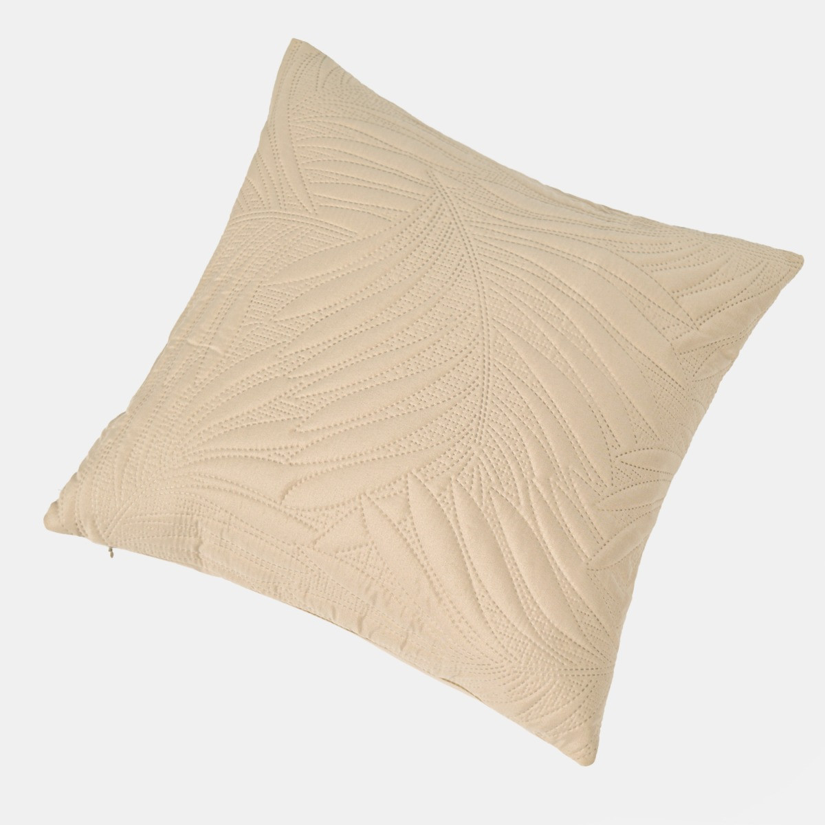 OHS Leaf Pinsonic Cushion Covers, Beige - 2 Pack>