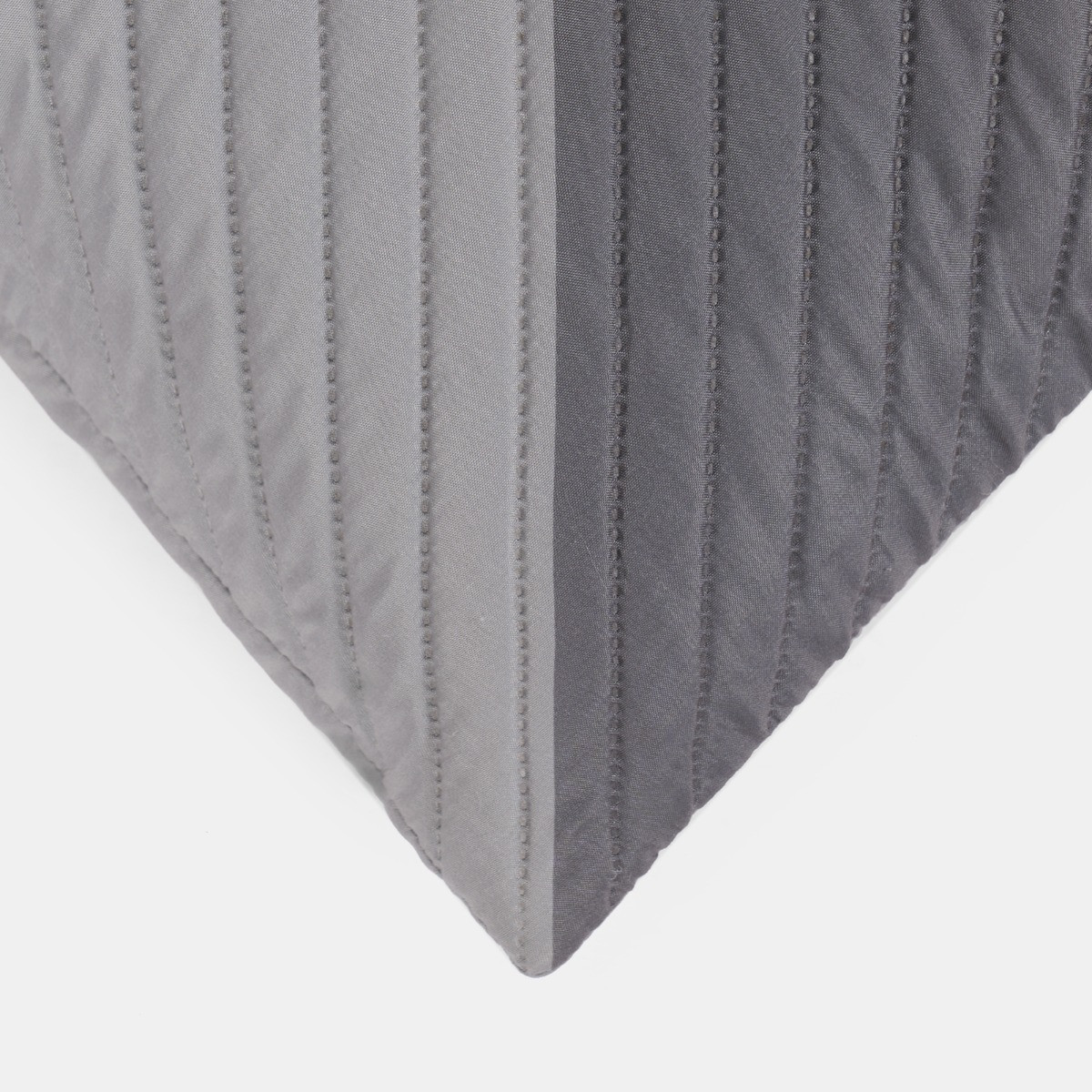 OHS Ralph Geometric Quilted Cushion Covers - Grey>