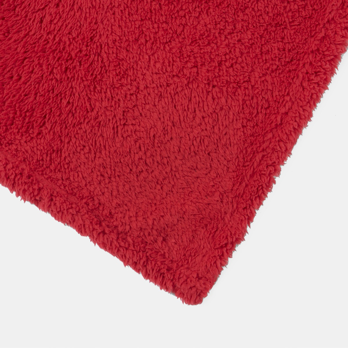 OHS Teddy Fleece Throw, Red - 200 x 240 cm>