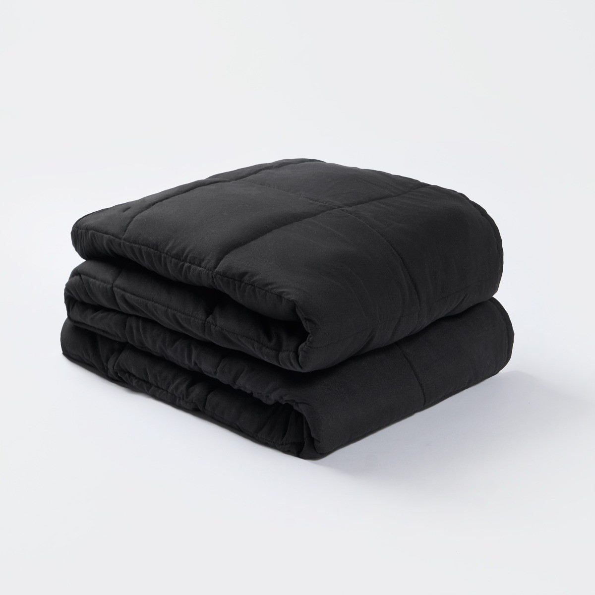 OHS Supersoft Weighted 8kg Blanket, Black - 150 x 200cm>