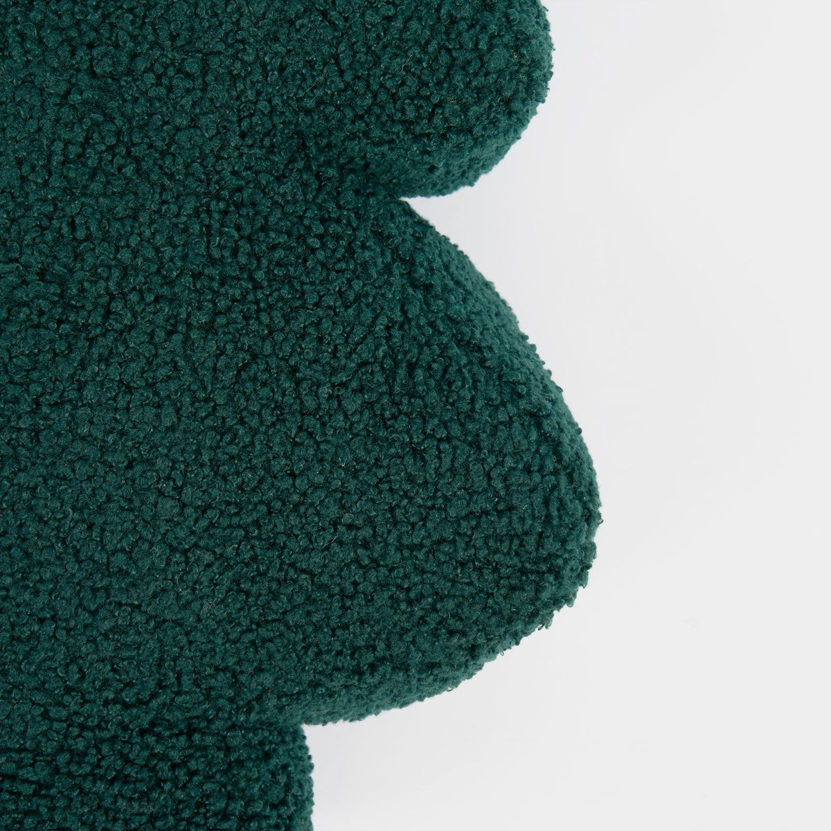 OHS 4 Pack Winter Tree Bouclé Stuffed Cushion - Green>