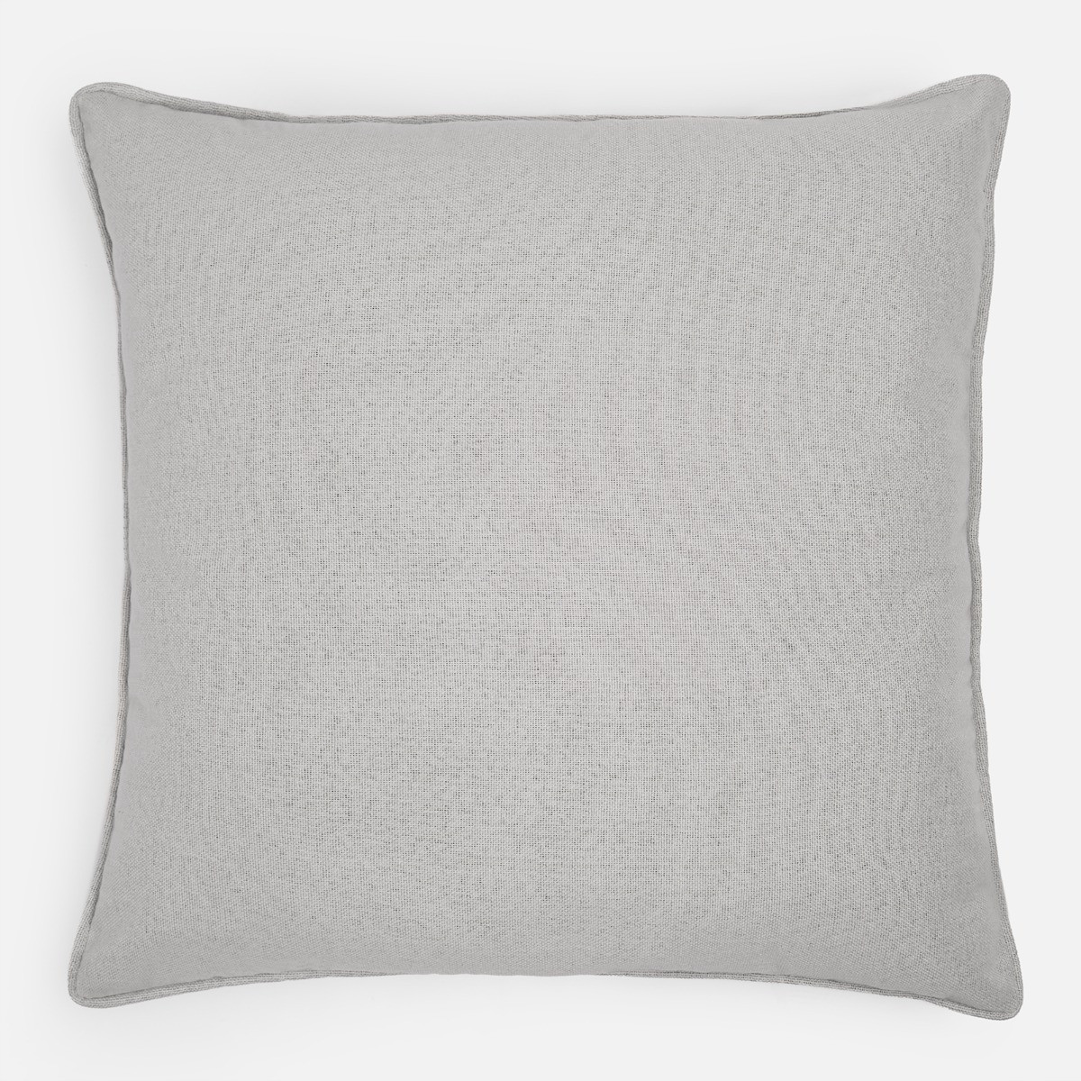 OHS 2 Pack Woven Texture Cushion Covers, 45 x 45cm - Silver>