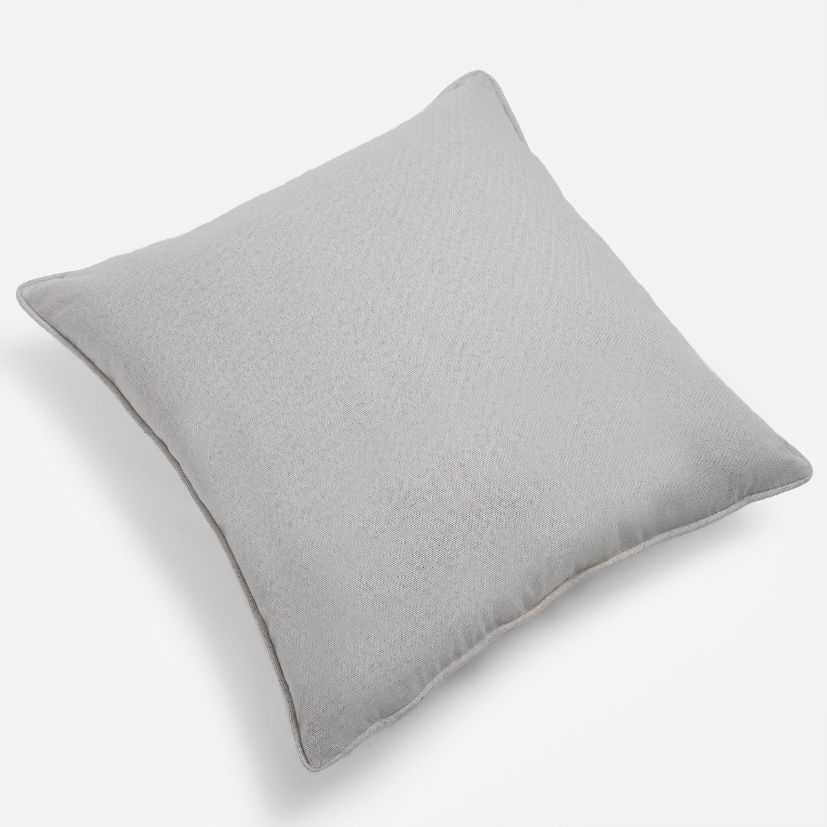 OHS 2 Pack Woven Texture Cushion Covers, 45 x 45cm - Silver>
