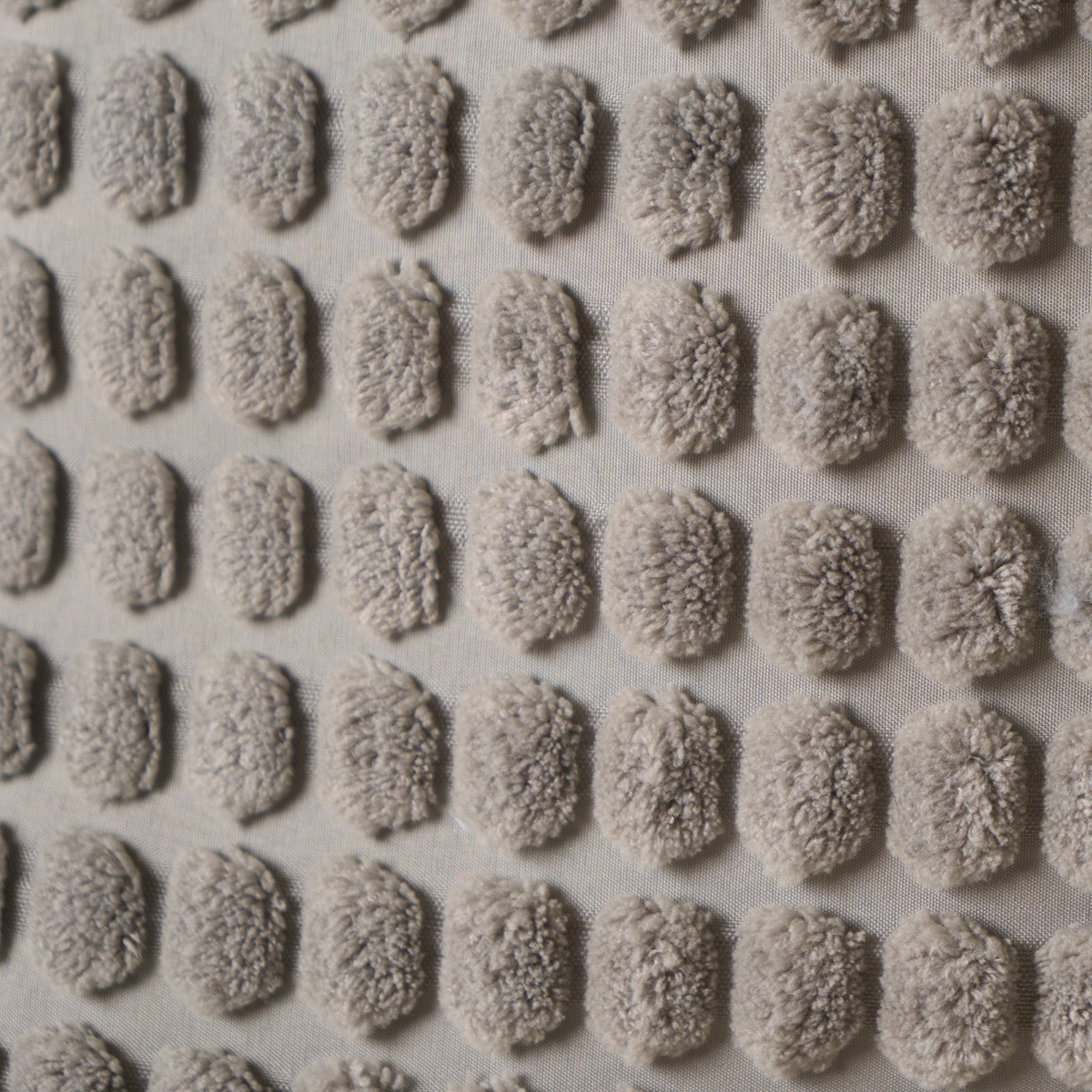 OHS 2 Pack Bobble Textured Cushion Covers, 45 x 45cm - Grey>