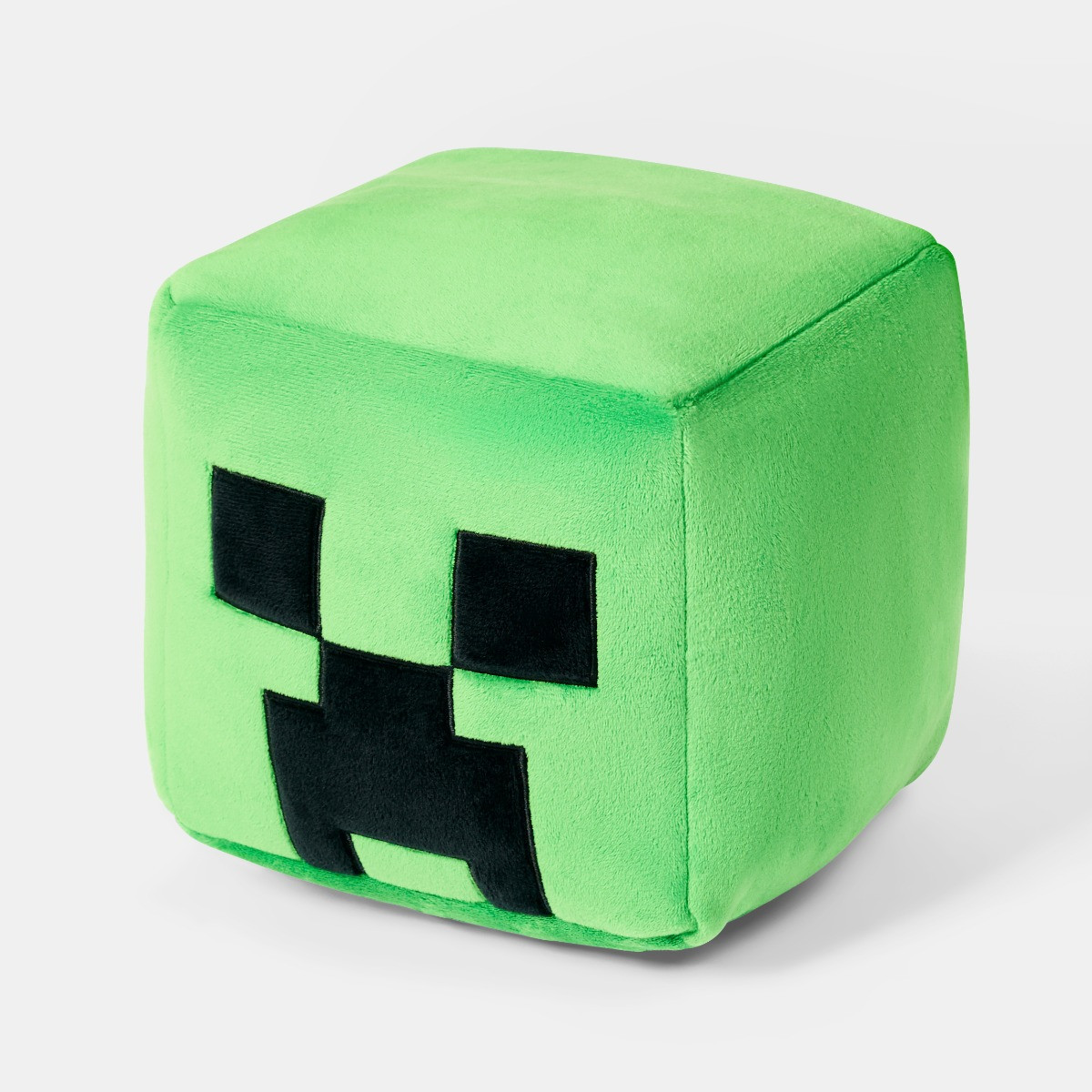 OHS Minecraft Creeper Head Cushion - Green>