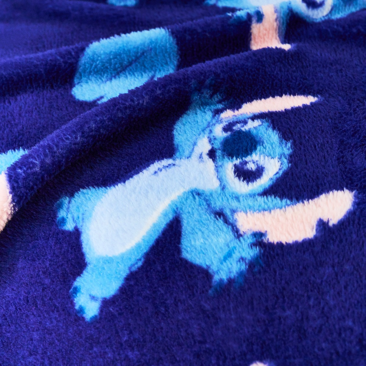 OHS Stitch Printed Throw - Blue>