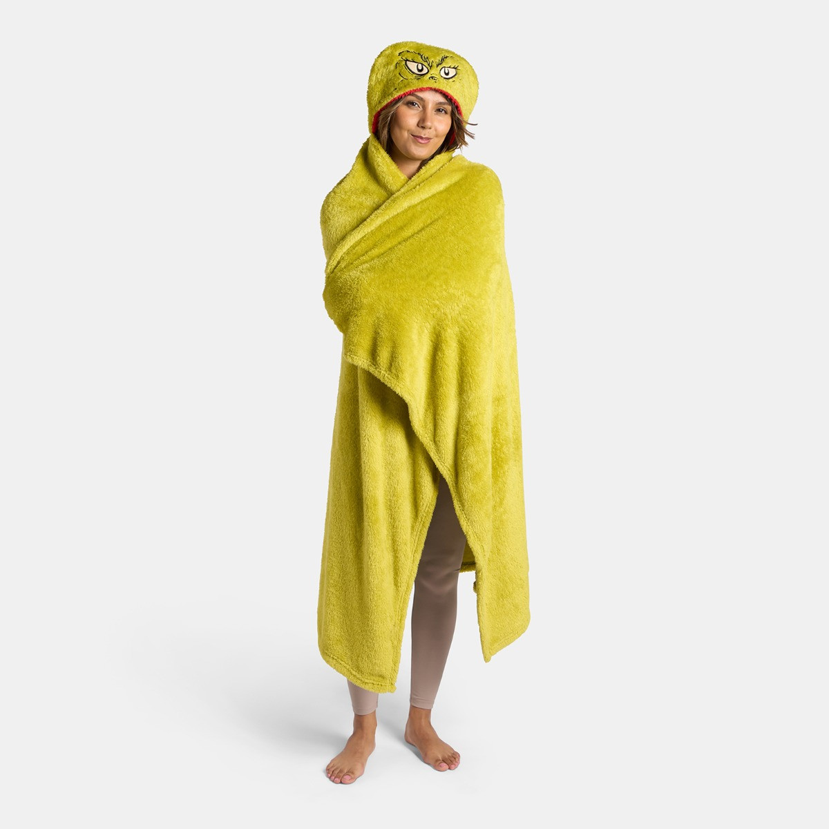 OHS The Grinch Hooded Throw - Green>