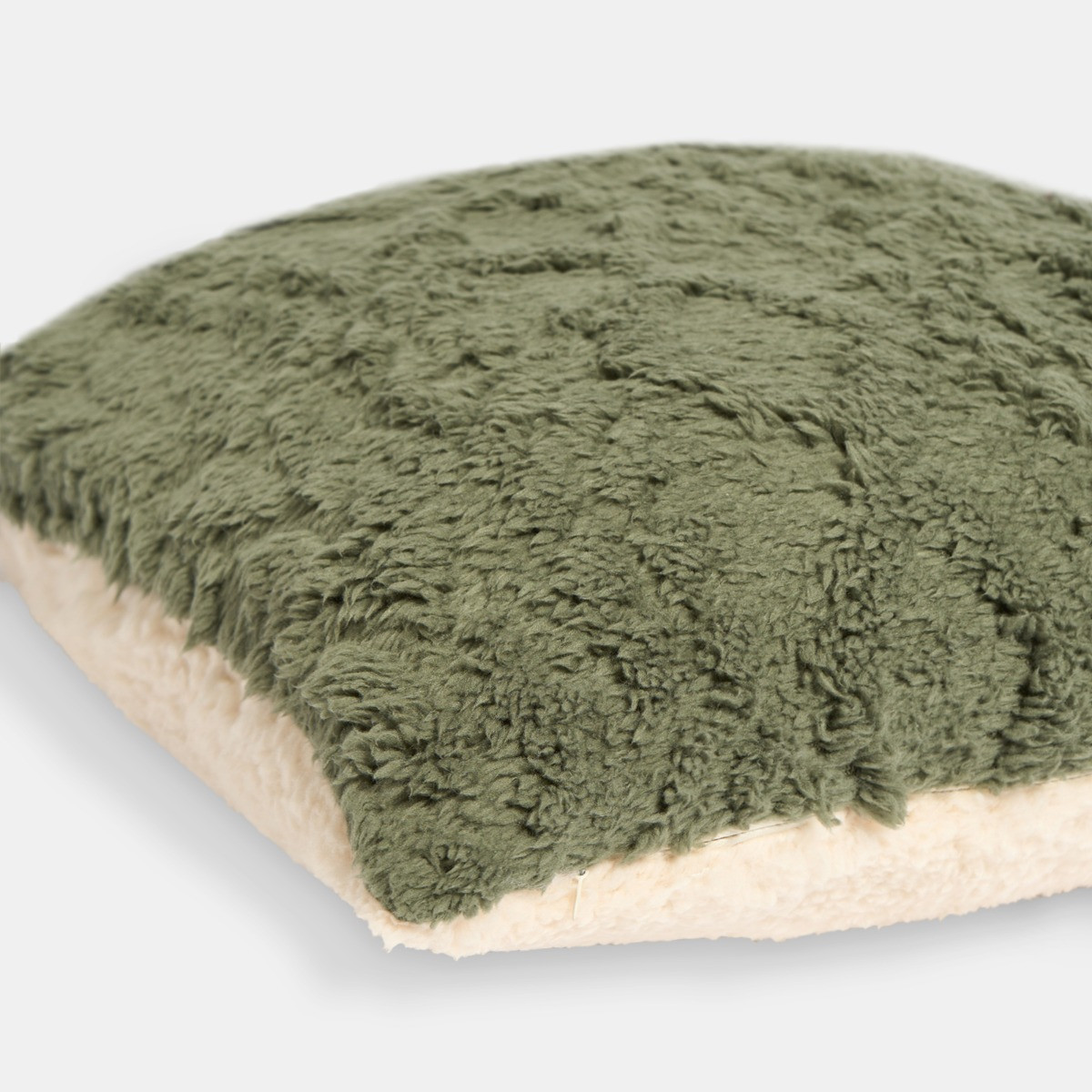 OHS Cable Knit Cushion Covers, Woodland Green - 45 x 45cm>