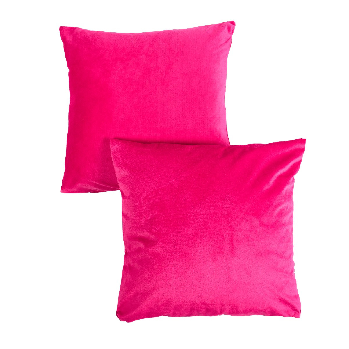 OHS Matte Velvet Cushion Covers, Hot Pink - 45 x 45cm>