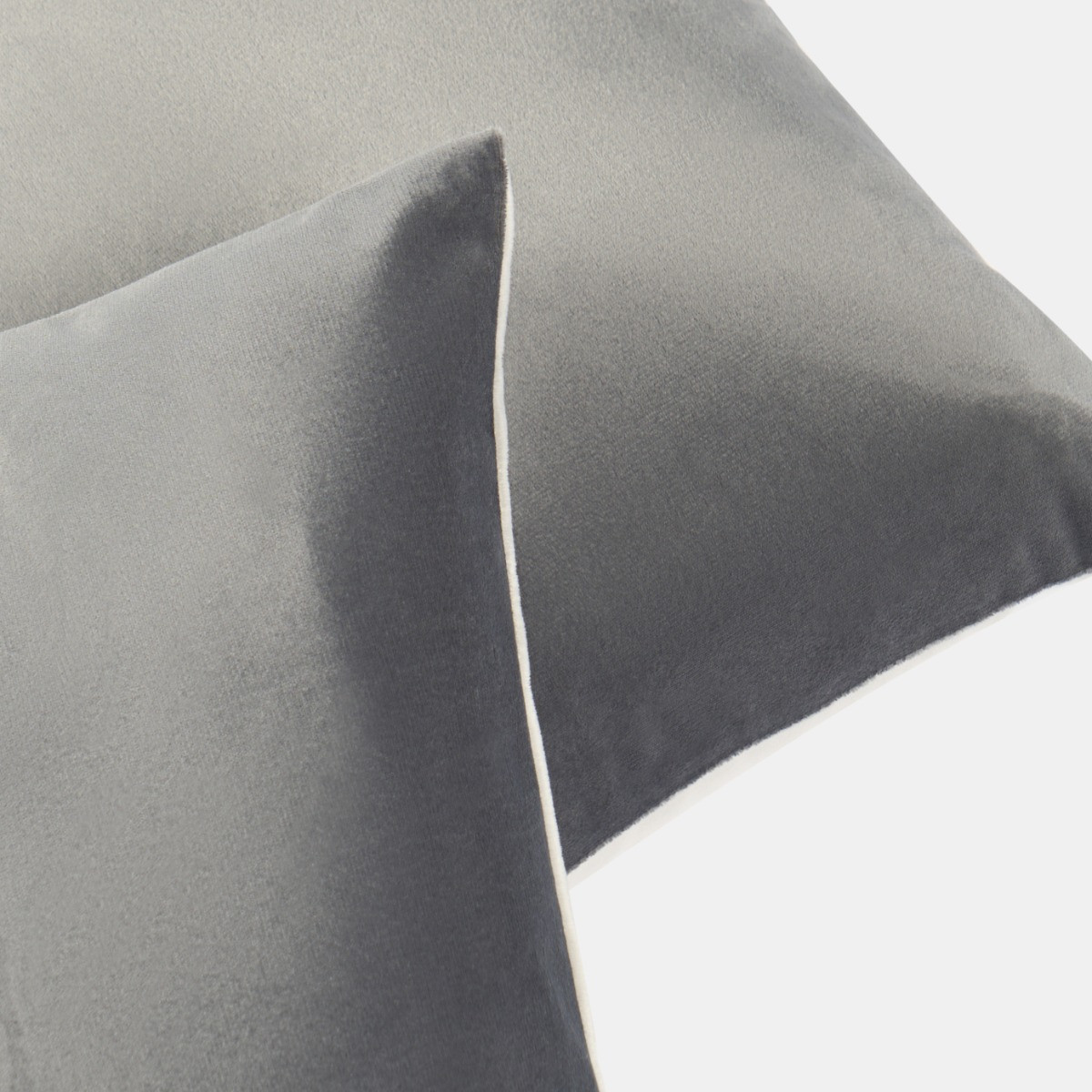 OHS Reversible Cushion Covers - Charcoal/Grey>