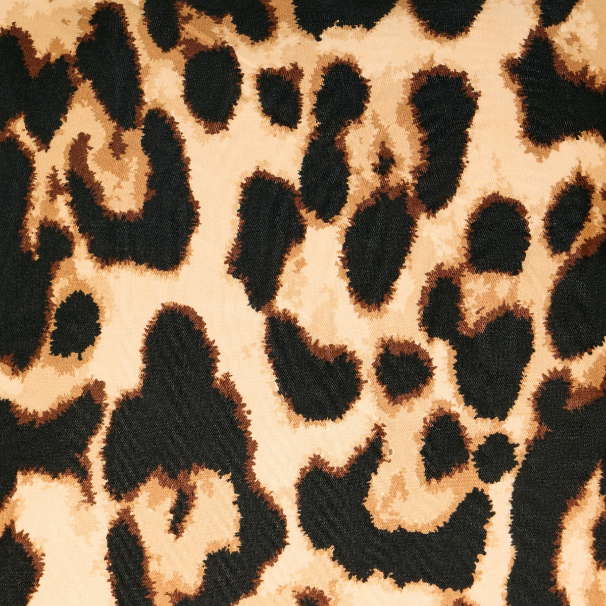 OHS Leopard Print Frill Cushion Covers - Natural>