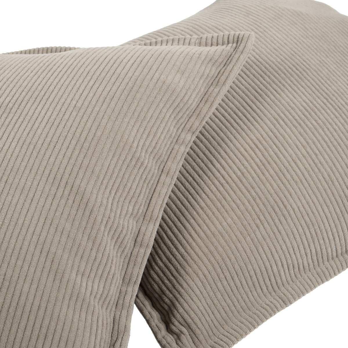 OHS Oxford Edge Corduroy Cushion Covers - Natural>