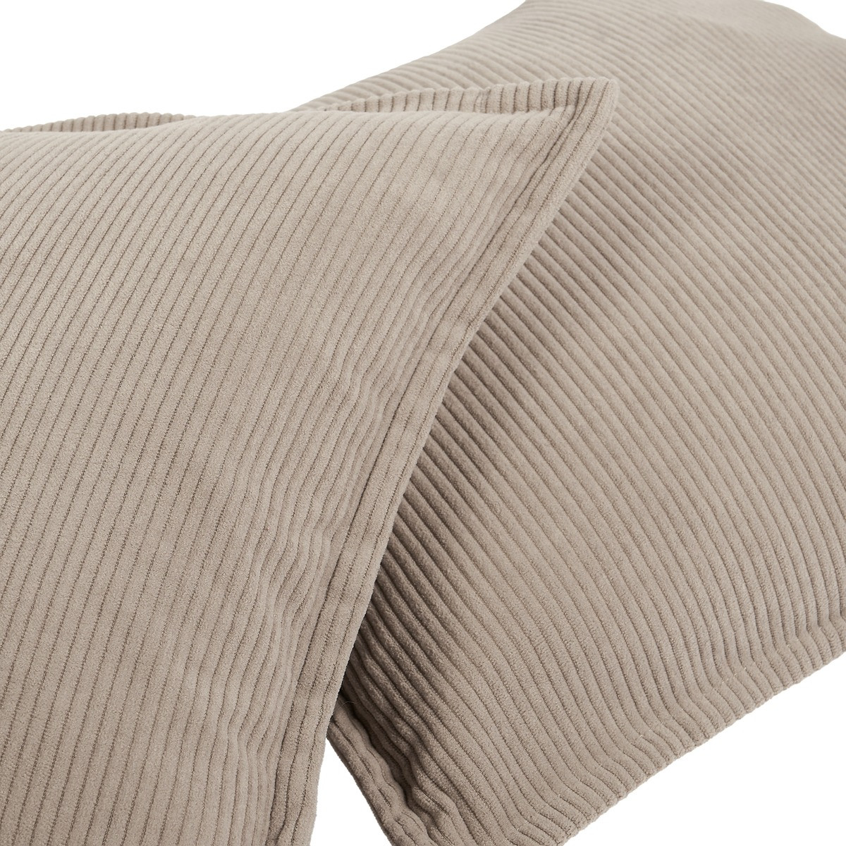OHS Oxford Edge Corduroy Cushion Covers - Natural>