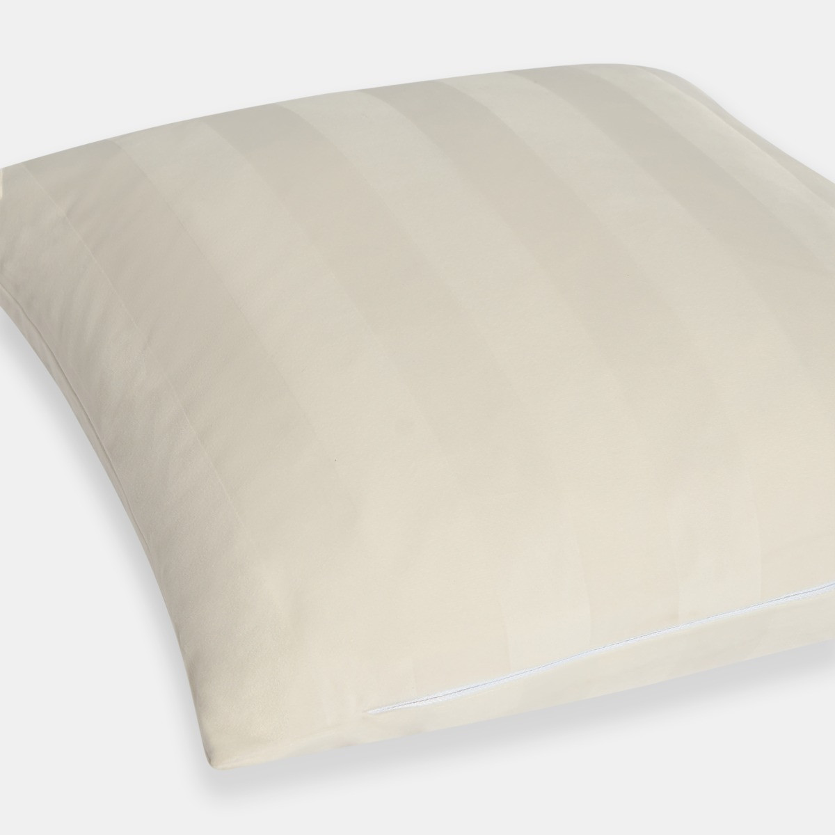 OHS Stripe Velvet Cushion Covers - Cream>