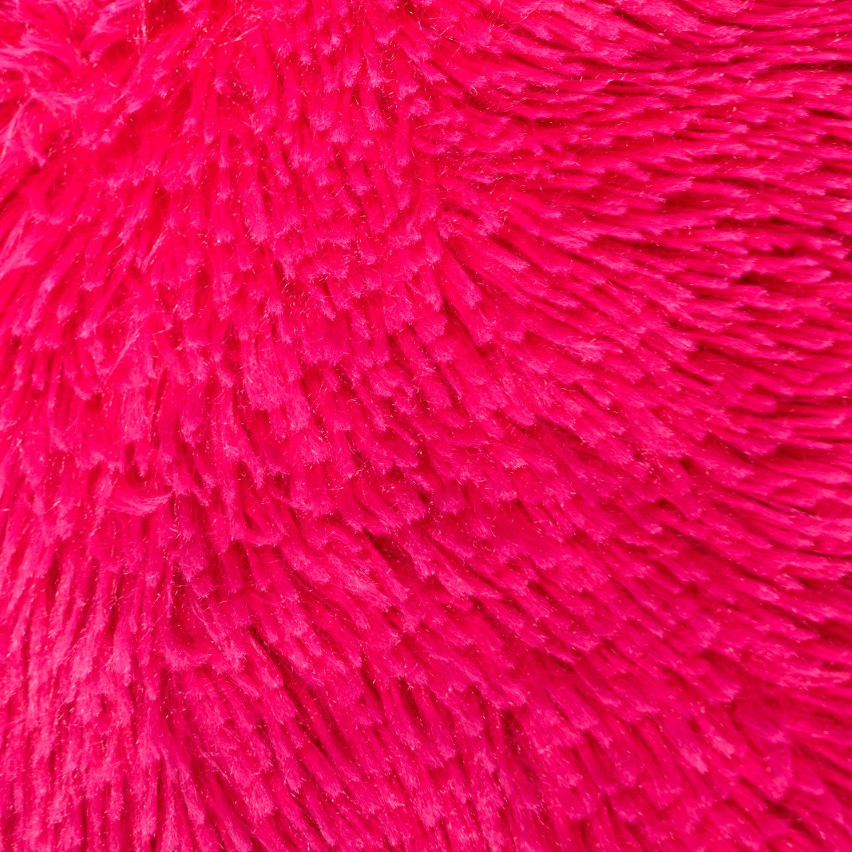 OHS Fluffy Cushion Covers, Hot Pink - 45 x 45cm>