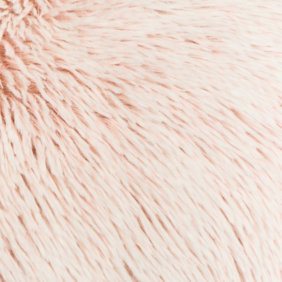 OHS Two Tone Fluffy Cushion Covers, Blush - 45 x 45cm>