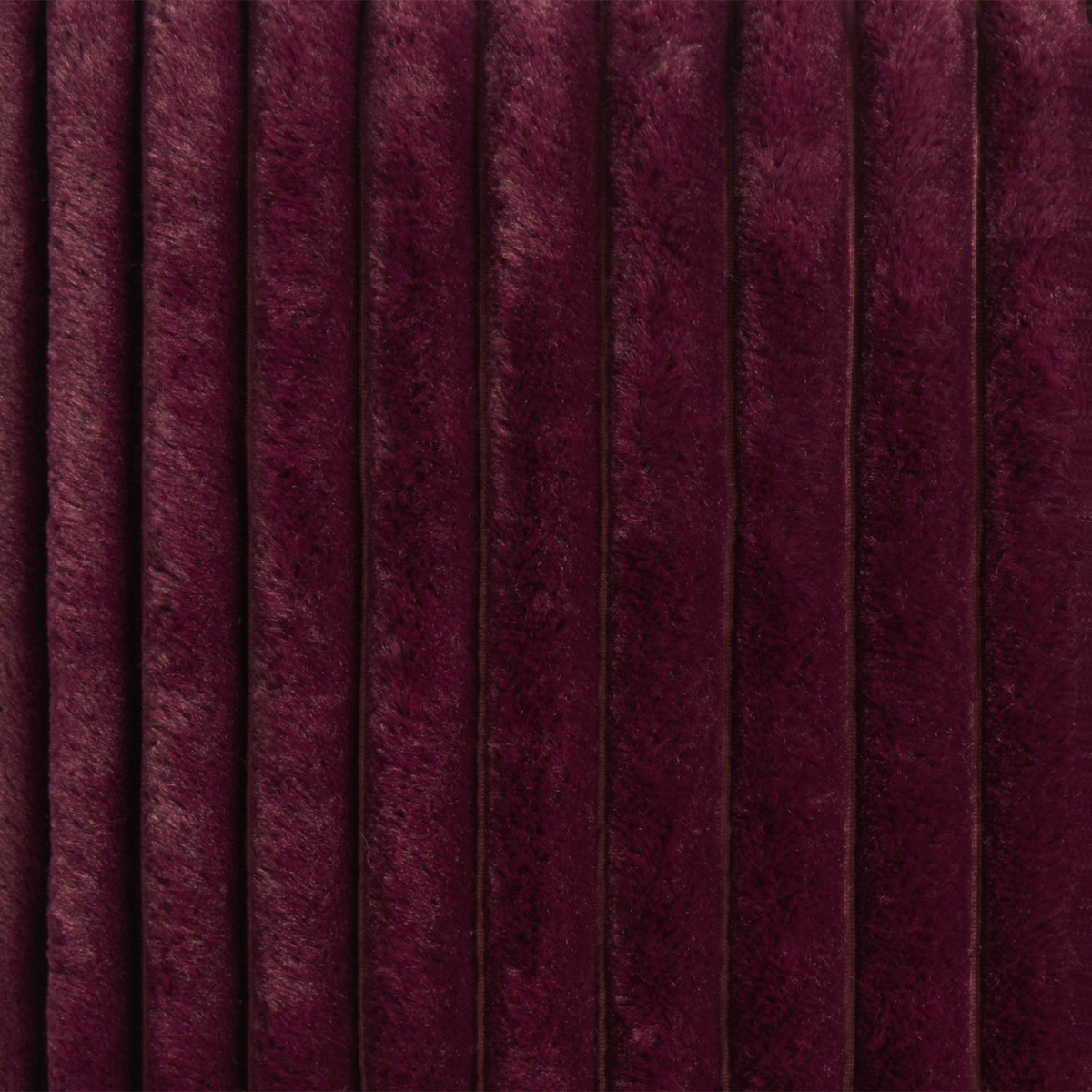 OHS Faux Fur Thick Ribbed Cushion Covers - Burgundy>
